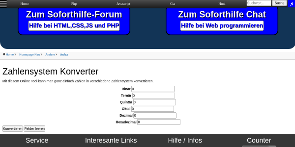 numbersystem converter 