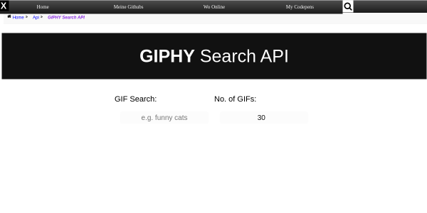 GIPHY Search API 