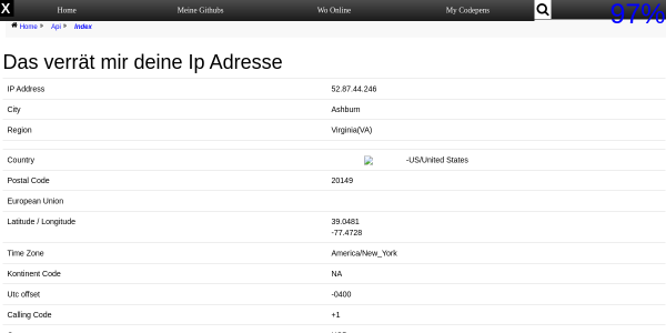 ip adresse to town 