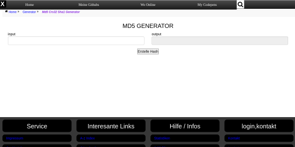 md5 crs32 sha1 generator 