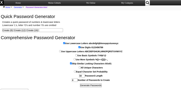 passwort generator 