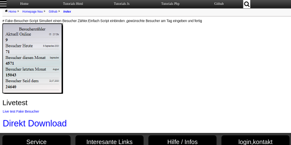 Fake besucher 