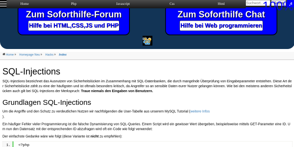 Sql Injectionen2 