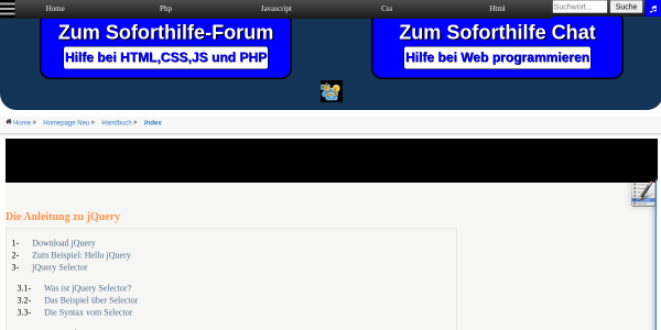 Jquery Anleitung 