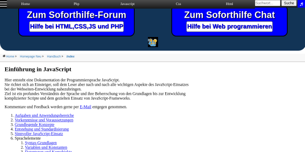 javascript handbuch 