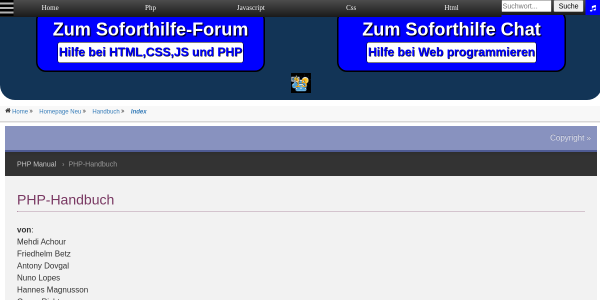 php handbuch 