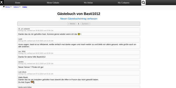 Gastebuch 