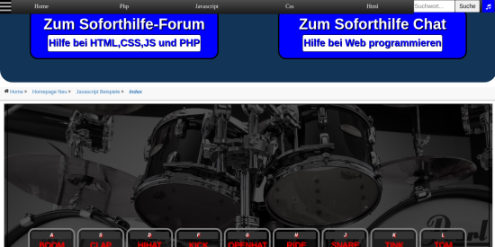 Spiele mit Drums 