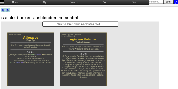 suchfeld boxen ausblenden index 