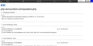 Php Domcontent Schnipseltest