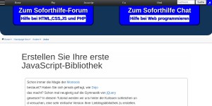 Erstellen Sie Ihre Erste JavaScript Bibliothek