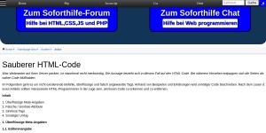 Html Code Saubern