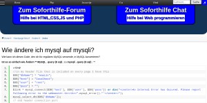 Mysql Auf Mysqli Umwandeln