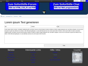 Lorem Ipsum Generator