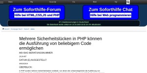 Php7 Sicherheitsluecken