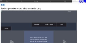 Flexbox Youtube Responsive Einbinden