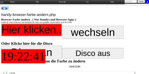 Handy Browser Farbe Andern