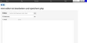 Mini Editor Txt Bearbeiten Und Speichern