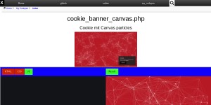 Cookie Banner Canvas