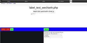 Label Text Wechseln