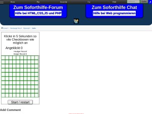 Spiel Checkbox Schnell Klicken