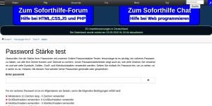 Password Strenge Tester