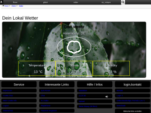 Lokale Wetter Api