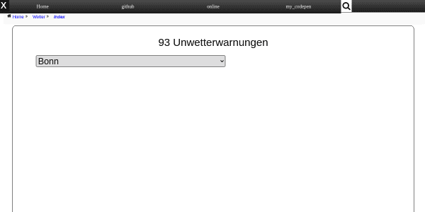 Unwetter warnungen 